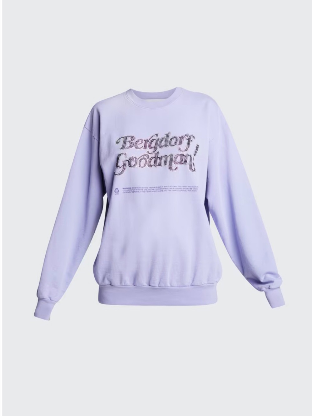 Christopher John Rogers Women's Purple Embellished Oversized Sweater Sz S NWT